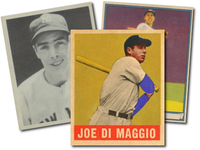 Top Vintage Joe DiMaggio Cards, Best & Most Valuable Card List