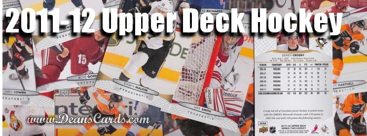 2011-12 Upper Deck Hockey Cards 