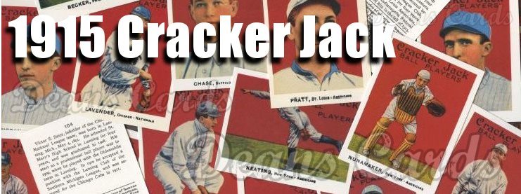 1915 E145 Cracker Jack Baseball Cards