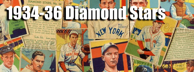 1934-36 Diamond Stars (R327) Baseball Cards 