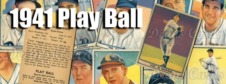1941 Play Ball (R336) Baseball Cards 