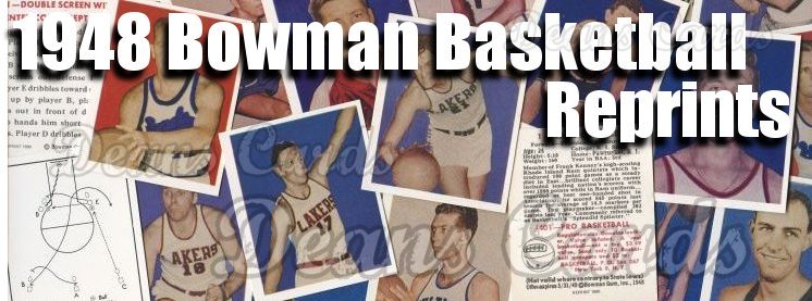 1948 Bowman Basketball Reprint 