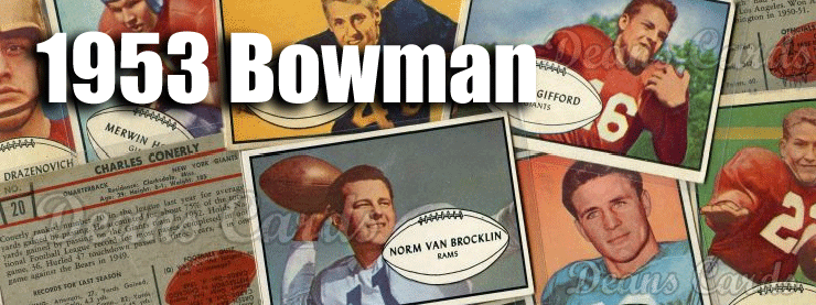 1953 Bowman Football Cards 