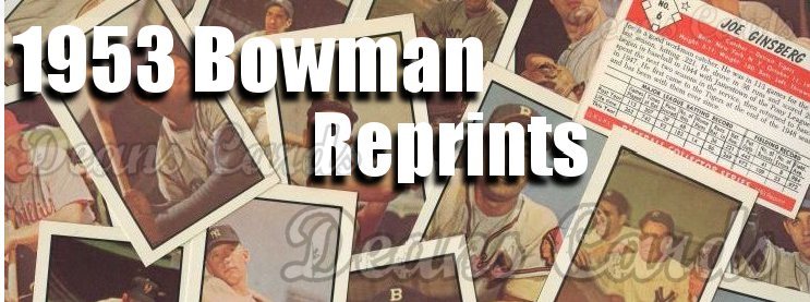 1953 Bowman Color Reprint