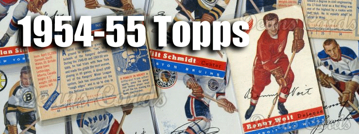 1954-55 Topps Hockey Cards
