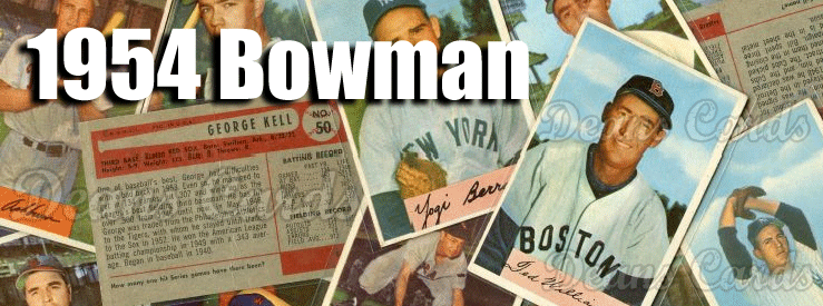 1954 Bowman Baseball Cards 
