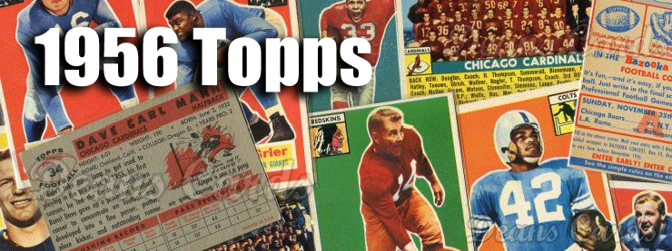 1956 Topps Football Cards 