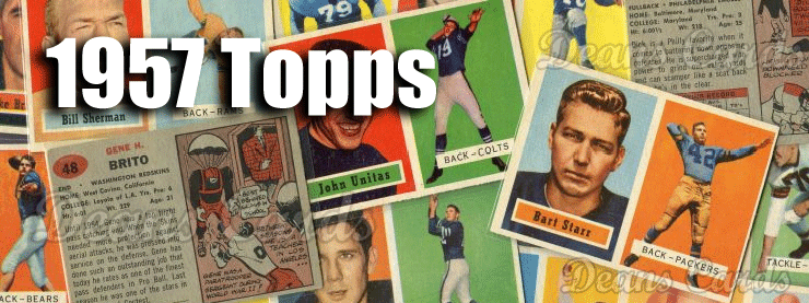 1957 Topps Football Cards 