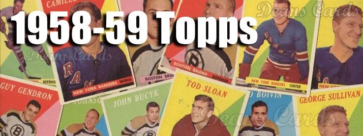 1958-59 Topps Hockey Cards 