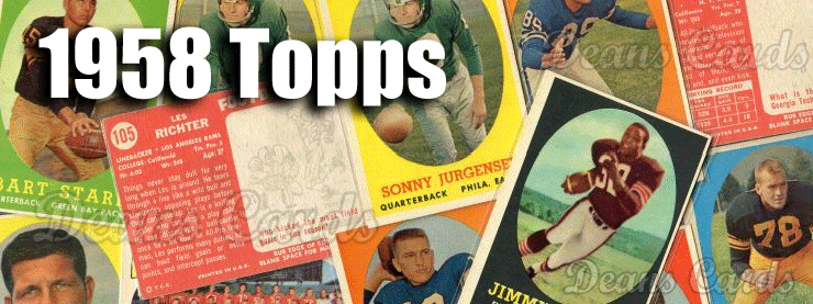 1958 Topps Football Cards 