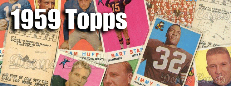 1959 Topps Football Cards 