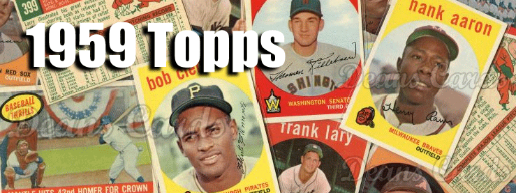 1959 Topps Baseball Cards 