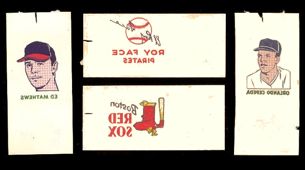 1960 Topps Baseball Tattoos