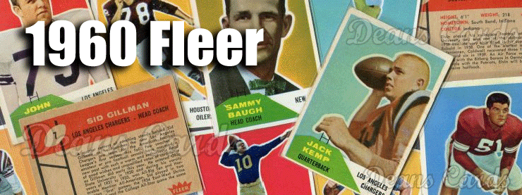 1960 Fleer Football Cards 