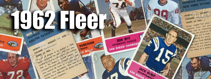 1962 Fleer Football Cards 