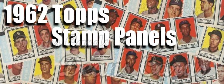 1962 Topps Baseball Stamp Panels 