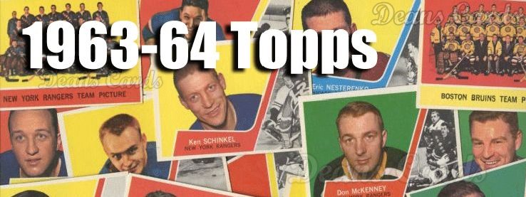 1963-64 Topps Hockey Cards 