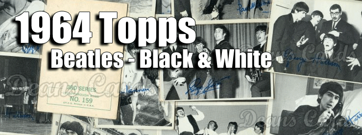 1964 Topps Beatles Black & White 