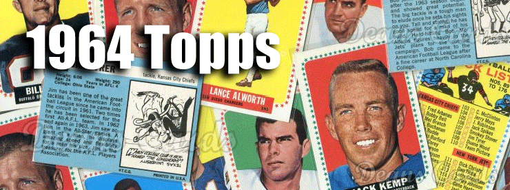 1964 Topps Football Cards 