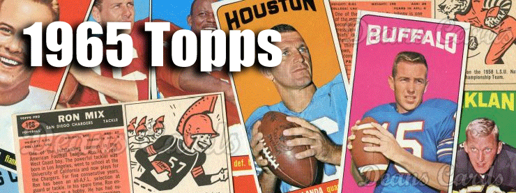 1965 Topps Football Cards 