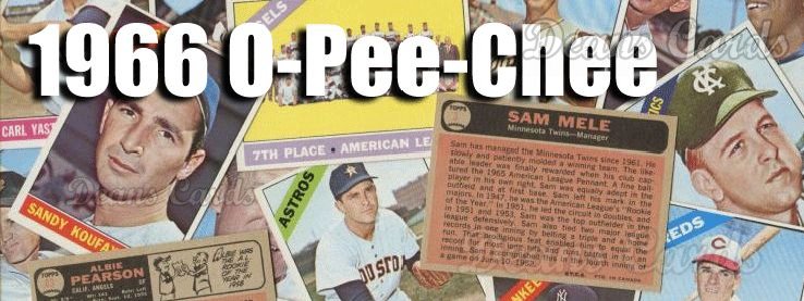 1966 O-Pee-Chee Baseball Cards 