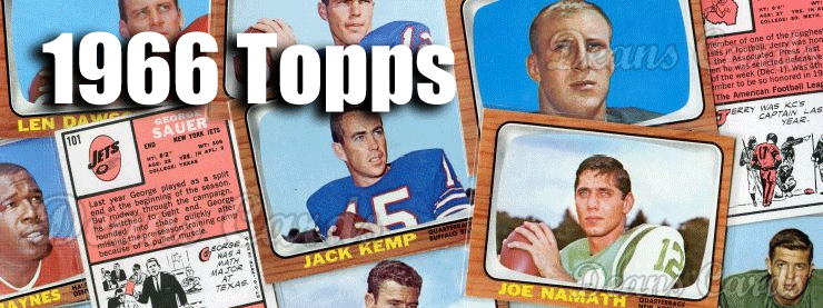 1966 Topps Football Cards 