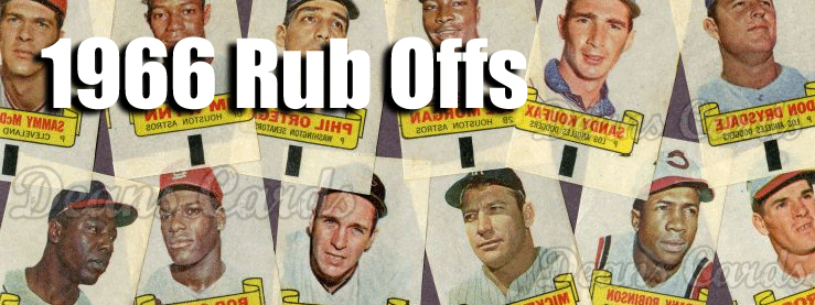1966 Topps Rub Offs 