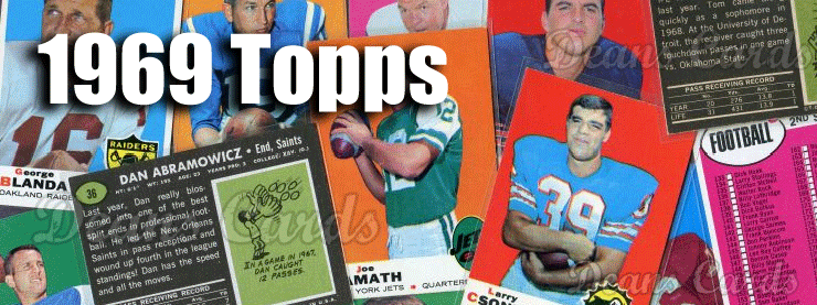 1969 Topps Football Cards 