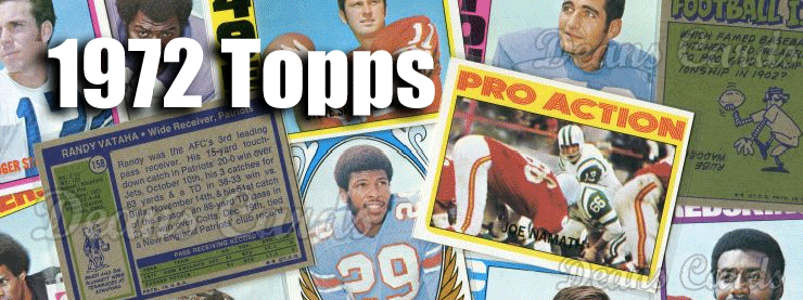 1972 Topps Football Cards 