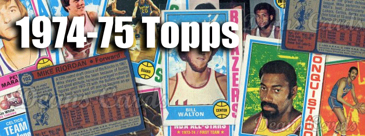 1974-75 Topps Basketball Cards 