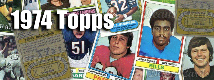 1974 Topps Football Cards 