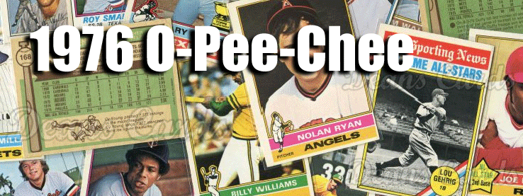 1976 O-Pee-Chee Baseball Cards 