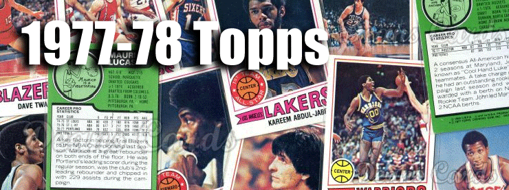 1977-78 Topps Basketball Cards 