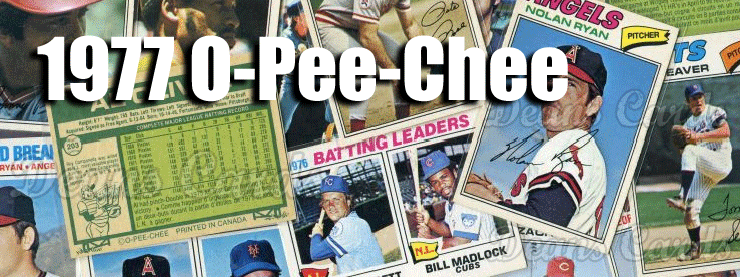 1977 O-Pee-Chee Baseball Cards 