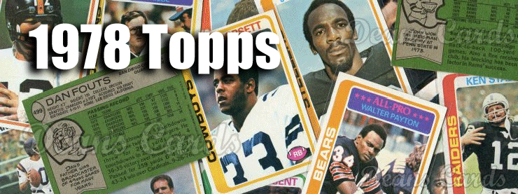 1978 Topps Football Cards 