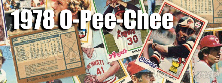 1978 O-Pee-Chee Baseball Cards 