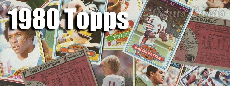 1980 Topps Football Cards 