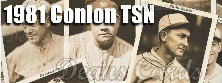 1981 Conlon Baseball Cards