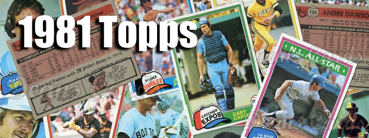 1981 Topps Baseball Cards 