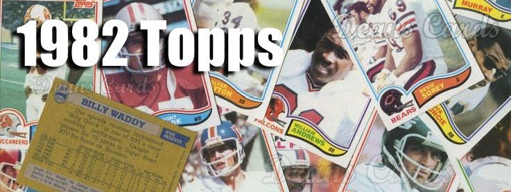 1982 Topps Football Cards 