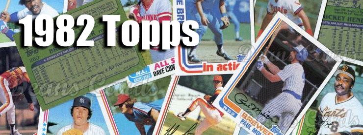1982 Topps Baseball Cards 