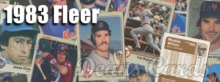 1983 Fleer Baseball Cards 