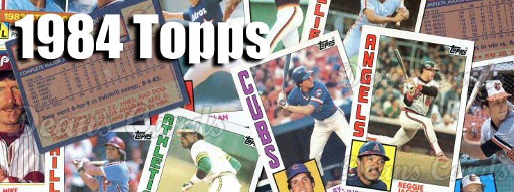 1984 Topps Baseball Cards 