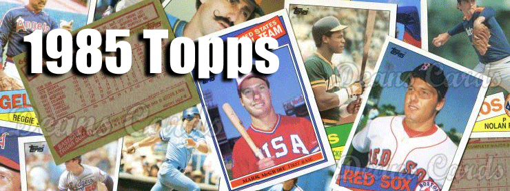 1985 Topps Baseball Cards 