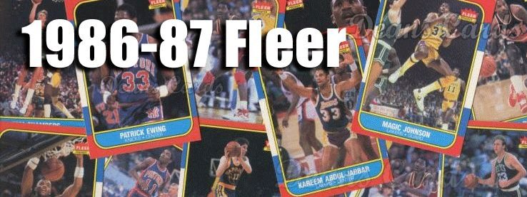1986-87 Fleer Basketball Cards 