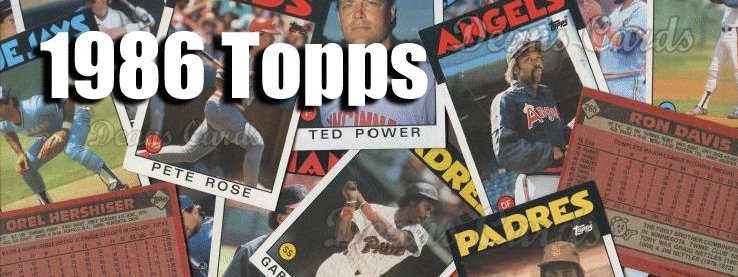 1986 Topps Baseball Cards 