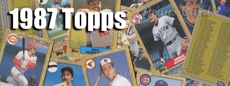 1987 Topps Baseball Cards 