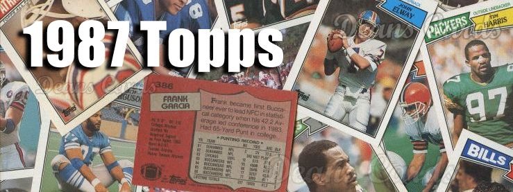 1987 Topps Football Cards 