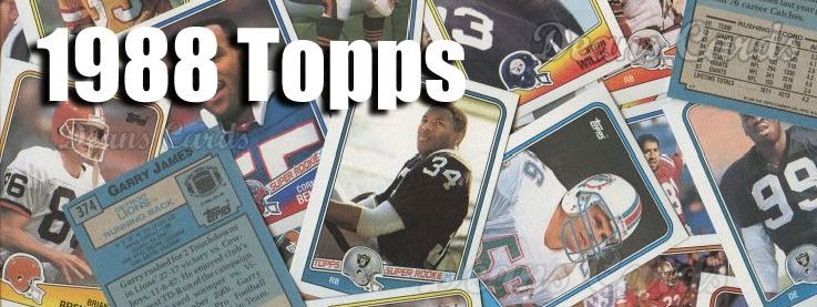 1988 Topps Football Cards 