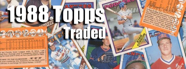 1988 Topps Traded Baseball Cards 